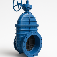 Задвижка JAFAR тип 2002/2111 с редуктором Ду-1000 Ру-10