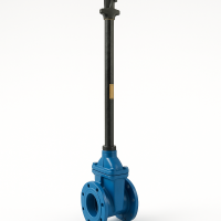 Задвижка для подземной бесколодезной установки Ду 40-1200 глубина 3.5 м