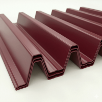 Профнастил НС20 RAL 3005 винно-красный 0.35 мм