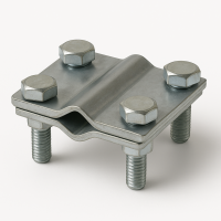 Зажим соединительный, крестообразный пруток/пруток оцинк.