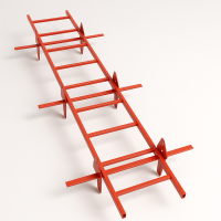 Лестница кровельная на гибкую черепицу