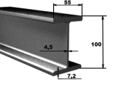 Балка двутавровая 10