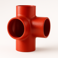 Тройник DN-125x70, 88 градусов