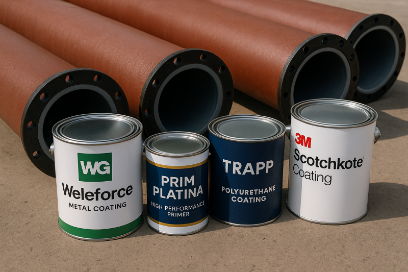 фото Антикоррозийные покрытия для труб и металлоконструкций — WG Weleforce, Prim Platina, Trapp, Scotchkote