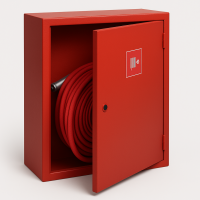 Шкаф ШПК-310В габариты 540х650х230 закрытый, красный