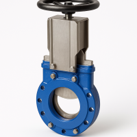 Ножевая задвижка VAG ZETA с маховиком Ду-100 Ру-10