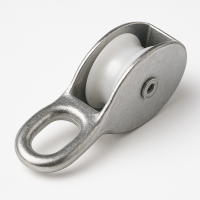 Блок стальной с нейлоновым роликом одинарный 20 мм 11 шт