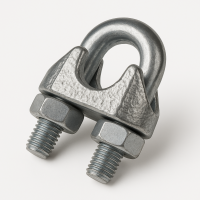 Зажим для стальных канатов DIN 741 оцинкованный 3 мм 100 штук
