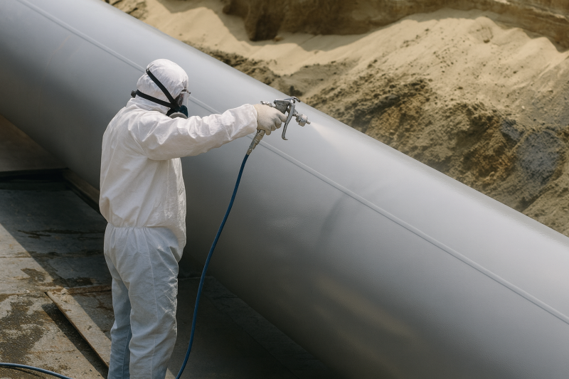 Антикоррозийное покрытие труб