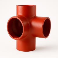 Крестовина DN-100x100x100 двухплоскостная, 88 градусов