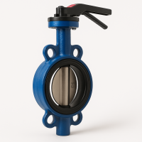 Затвор VGA тип K14.10 дисковый межфланцевый  Ду-100 Ру-10/16