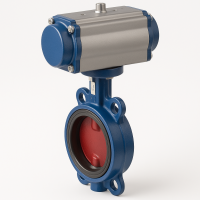 Затвор Tecofi Tecfly VPI4448-N03 Ду-150 Ру-16