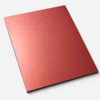 Лист нержавеющий красный зеркало 1 мм