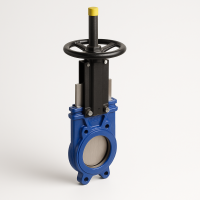 Ножевая задвижка ZETKAMA серия 121 Ду-100 Ру-10