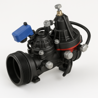 Регулятор давления «до себя» РКП-02-10-3Х-Б-ИМП-12-24V-Р Ду100 Ру10