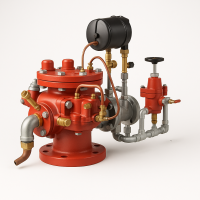 Узел управления дренчерный УУ-Д-100/1.2П0.028-ВФ.04 с клапаном КСД-100 типа КМУ пневмопуск