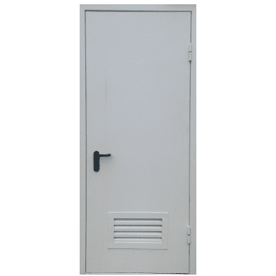 Противопожарная дверь 1-а створчатая с вентиляционной решеткой EI60 купить