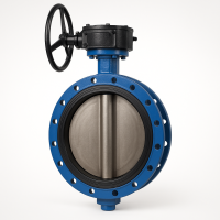 Затвор Wafer с ручным редуктором Ду-1000 Ру-16
