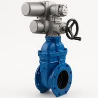 Задвижка клиновая VGA тип D21.04 с электроприводом AUMA Ду-100 Ру-10/16