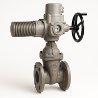 Задвижка AVK с электроприводом AUMA серия 06/89 Ду-100 Ру-10/16