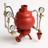 Обвязка воздушного клапана модель F-1 DN:150