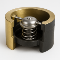 Клапан осевой Tecofi CA7441 Ду-100 Ру-16