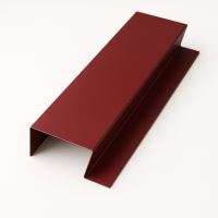 Планка карнизная 0,45х100х65х2000 RAL3005 винно-красный