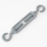 Талреп крюк-крюк DIN 1480 HH М12 оцинк. (10шт.)