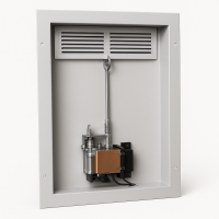 Клапан дымоудаления поэтажный для Ж/З КДП-5А-01 с решеткой электромагнитный привод 570x438 мм