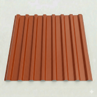 Профнастил НС35R 0.5 Satin Мatt RAL 8004 терракота