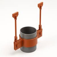 Подвеска жесткая вертикальных трубопроводов Dн 57-630 мм ТС-682.00.000