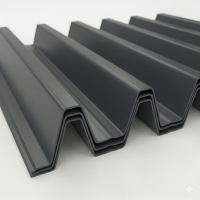 Профнастил НС20 RAL 7024 графитовый серый 0.35 мм