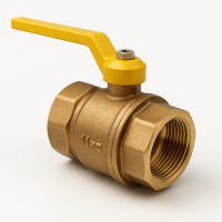 Кран шаровый муфтовый проходной 11б27п Ду-15 Ру-16