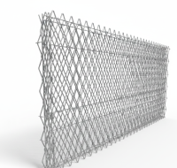 Плоское колючее ленточное заграждение ПКЛЗ «Акация» 150х300