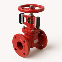 Задвижка пожарная DENDOR клиновая тип 47GV Ду-100 Ру-16