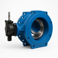 Затвор VGA тип K56.00 обратный дисковый, двойной эксцентриситет  Ду-1000 Ру-10