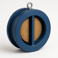 Клапан обратный двухстворчатый CB3449 Ду-100 Ру-16