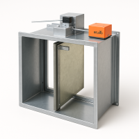 Клапан противопожарный КЛОП-1 с электромагнитным приводом "BELIMO"  60 мин. 1000х1000мм