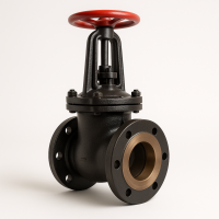 Задвижка чугунная 30ч6бр с выдвижным шпинделем фланцевая Ду 100 Ру 10/16 Т-225℃ вода пар