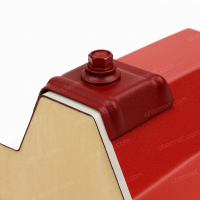 Наездник для сотового профнастила МП ТСП-К Наездник для сотового профнастила МП ТСП-К