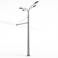 Опора граненая силовая фланцевая ОГКСф-1000-10,0