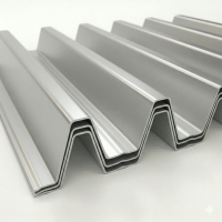 Профнастил НС20 RAL 9006 бело-алюминиевый 0.6 мм