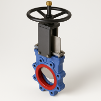 Шиберная ножевая задвижка CMO серия "GL" Ду-100 Ру-10