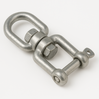 Вертлюг петля-вилка VPV 5мм оцинкованный 20шт.