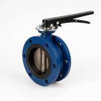 Затвор чугунный дисковый фланцевый тип 021W Ду-100 Ру-10/16