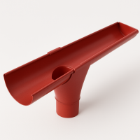 Канадка желоб с выходом водосток оцинкованный 180