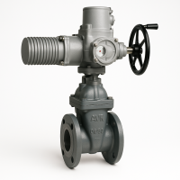 Задвижка AVK с электроприводом AUMA серия 06/80 Ду-450 Ру-10