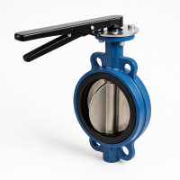 Затвор стальной дисковый межфланцевый тип 017W Ду-100 Ру-10/16