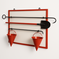 Щит металлический открытого типа с комплектующими