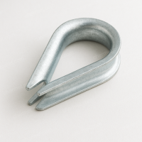 Коуш для стальных канатов DIN 6899 оцинк. 10мм (50шт.) Коуш для стальных канатов DIN 6899 оцинк. 10мм (50шт.)